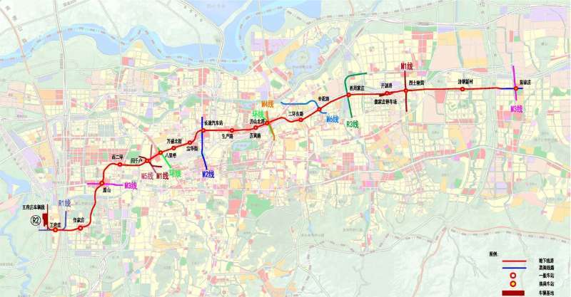 济南地铁R1线、R2线、R3线最新进展来了