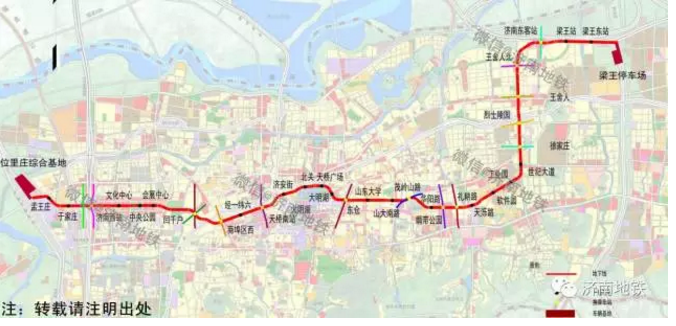 进展丨地铁M1线目前多个地铁站点在建