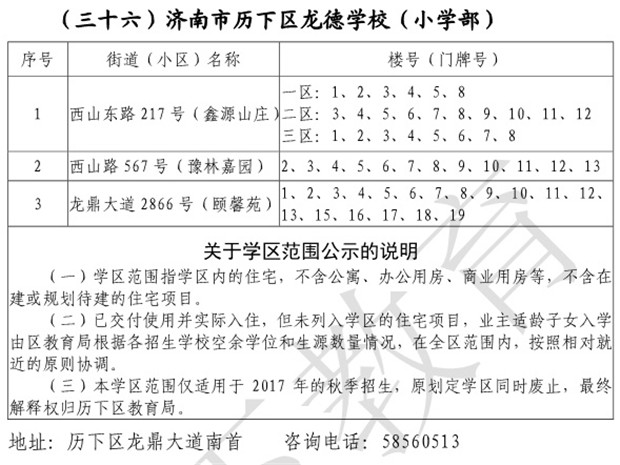 历下学区