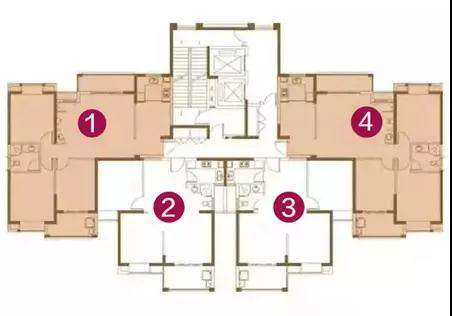 买房选边户还是中间户？ 秘密在楼层平面图里