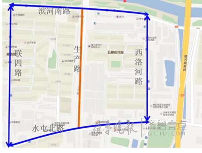 滨河南路至水屯北路道